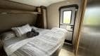 master bedroom in trailer